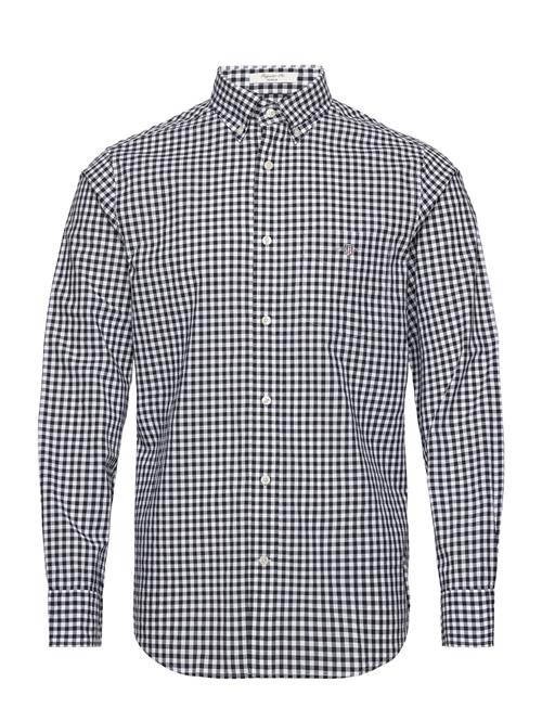 Reg Classic Poplin Gingham Shirt GANT Black