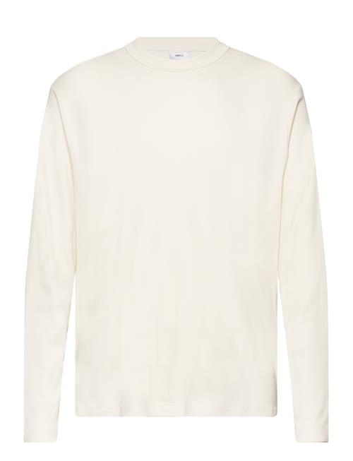 Mango 100 Cotton Long-Sleeved T-Shirt Mango Cream