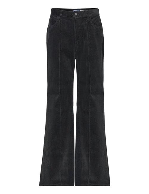 Polo Ralph Lauren Pintucked Corduroy Flare Pant Polo Ralph Lauren Black