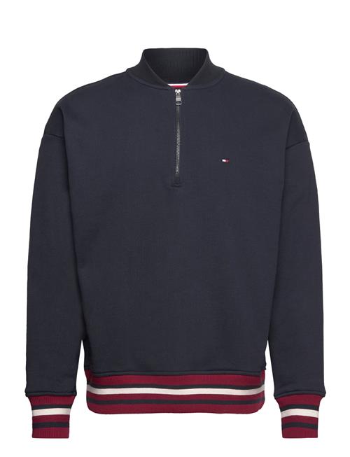 Tommy Hilfiger Bold Global Stripe Half Zip Tommy Hilfiger Navy