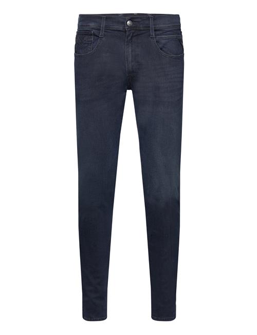 Se Replay Anbass Trousers Slim Recycled 360 Replay Blue ved Booztlet