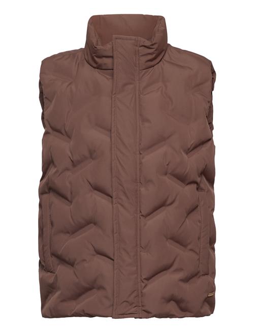 Vest Quilted Minymo Brown