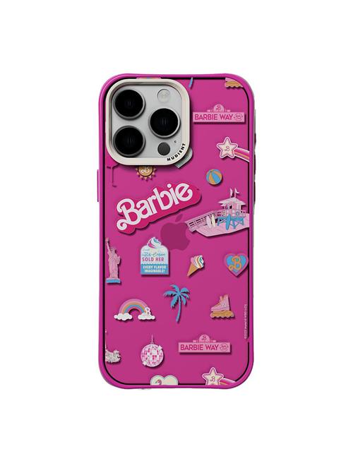 Se Nudient Form Print Barbie Board Nudient Pink ved Booztlet