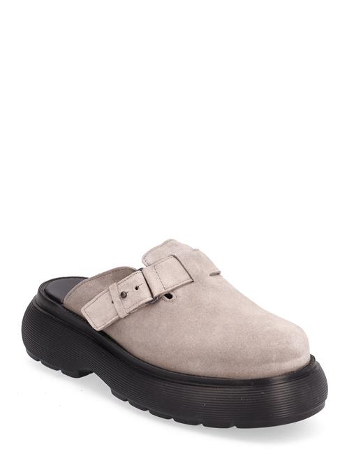 Se Garment Project Cloud Clog - Ardesia Suede Garment Project Grey ved Booztlet