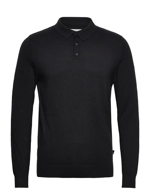 Se Kronstadt Lamon Cashmere Polo Knit Kronstadt Black ved Booztlet