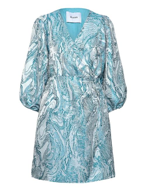 Minus Msalika Short Wrap Dress Minus Blue