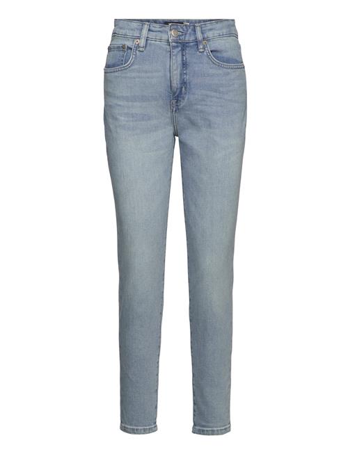 Se Lauren Ralph Lauren High-Rise Skinny Ankle Jean Lauren Ralph Lauren Blue ved Booztlet