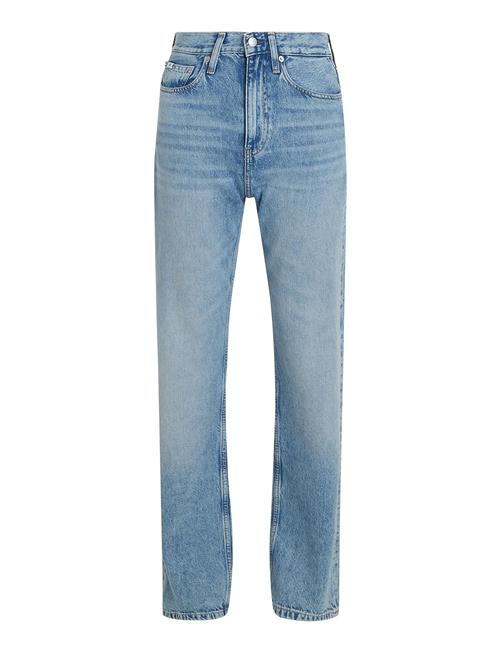 Se Calvin Klein Jeans High Rise Straight Calvin Klein Jeans Blue ved Booztlet