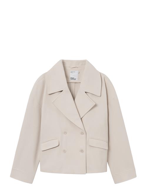 Once Untold Camille Short Coat Once Untold Cream