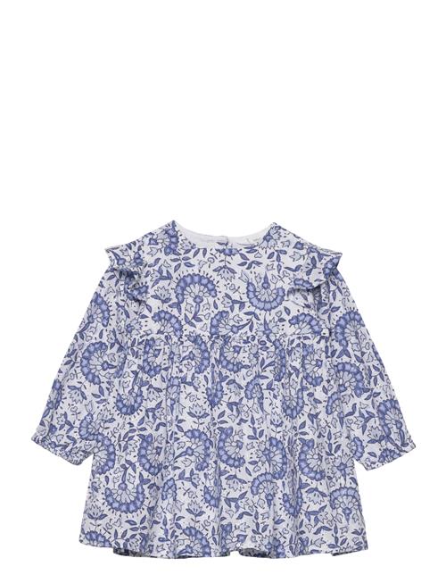 Mango Printed Cotton Dress Mango Blue