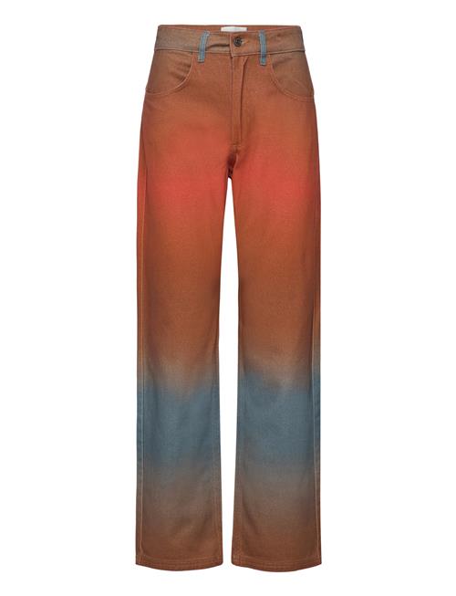 Se Hosbjerg Mercy Denim Pants Hosbjerg Orange ved Booztlet