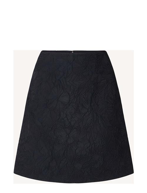 Mavis Jacquard Skirt Lexington Clothing Navy