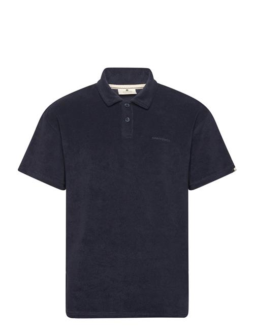 Anerkjendt Akkikki S/S Frotte Polo Tee Anerkjendt Blue