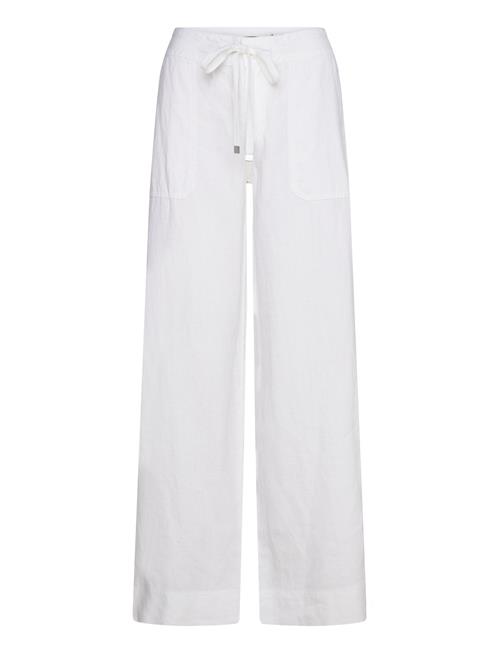 Se Lauren Ralph Lauren Linen Wide-Leg Pant Lauren Ralph Lauren White ved Booztlet