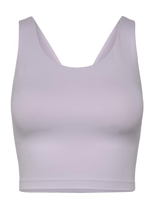 Se adidas Performance All Me Medium Support Long Line Bra Tank Adidas Performance Purple ved Booztlet