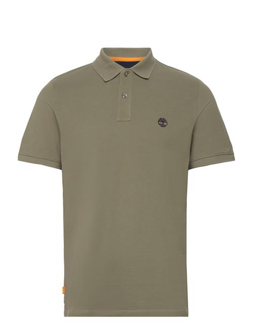 Millers River Pique Short Sleeve Polo Cassel Earth Timberland Khaki