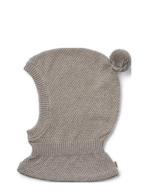 Wheat Knitted Balaclava Pomi Wheat Grey