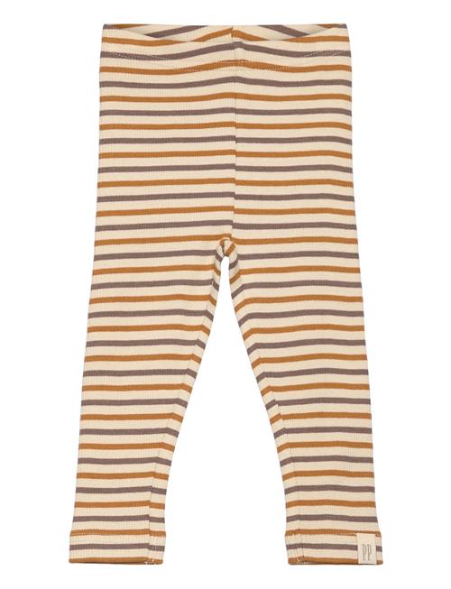 Petit Piao Legging Modal Striped Petit Piao Beige