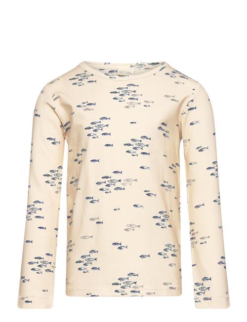 Petit Piao T-Shirt L/S Printed Petit Piao Beige