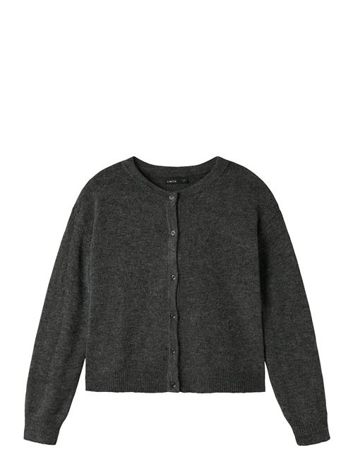 Nlflodet Ls Short Knit Cardigan Noos LMTD Grey