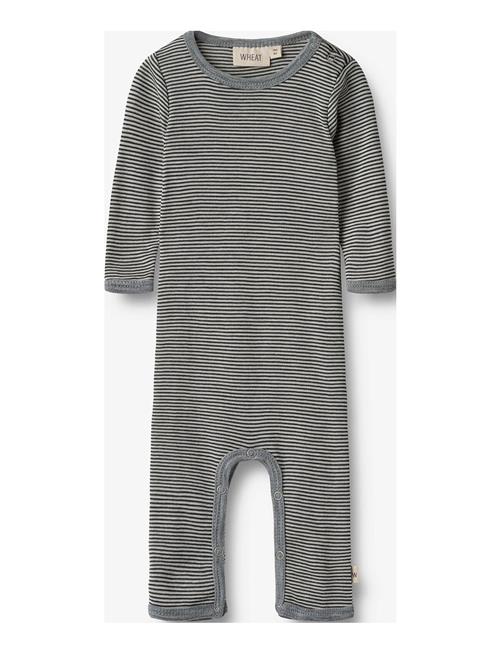 Wheat Wool Jumpsuit L/S Haven Wheat Navy