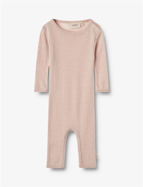 Wheat Wool Silk Jumpsuit Frankie Wheat Pink