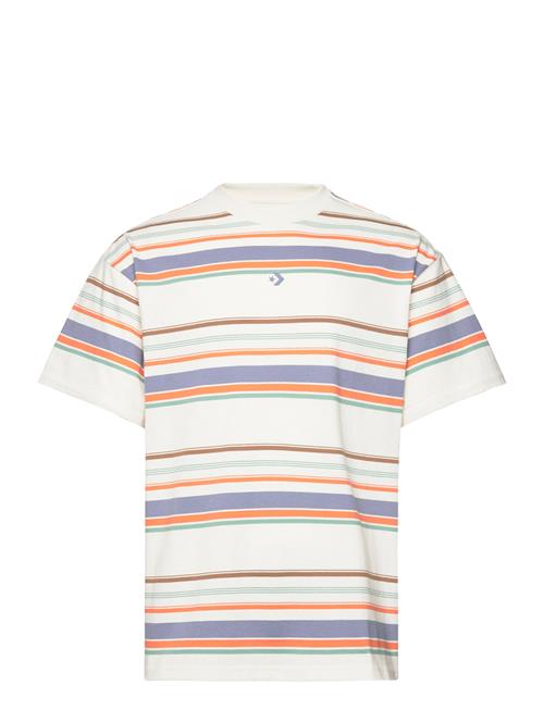 Converse Loose Fit Star Chevron Stripes Ss Tee Converse White