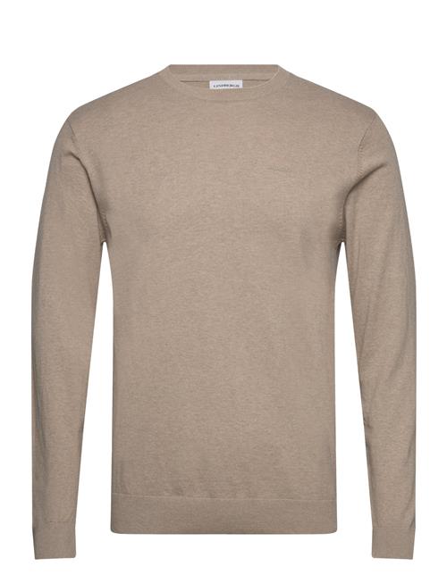 Lindbergh Knitted O-Neck Sweater Lindbergh Beige