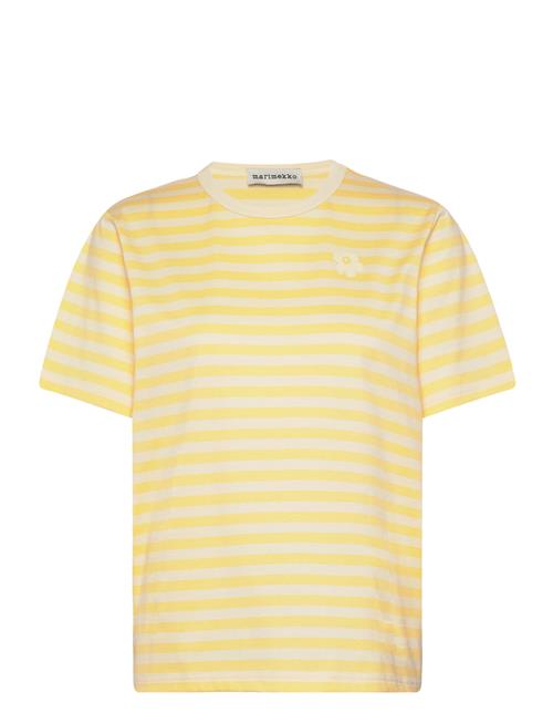 Marimekko Tasaraita Relaxed Ss Marimekko Yellow