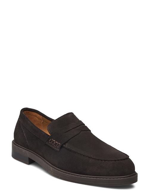 Selected Homme Slhblake Suede Penny Loafer Selected Homme Brown