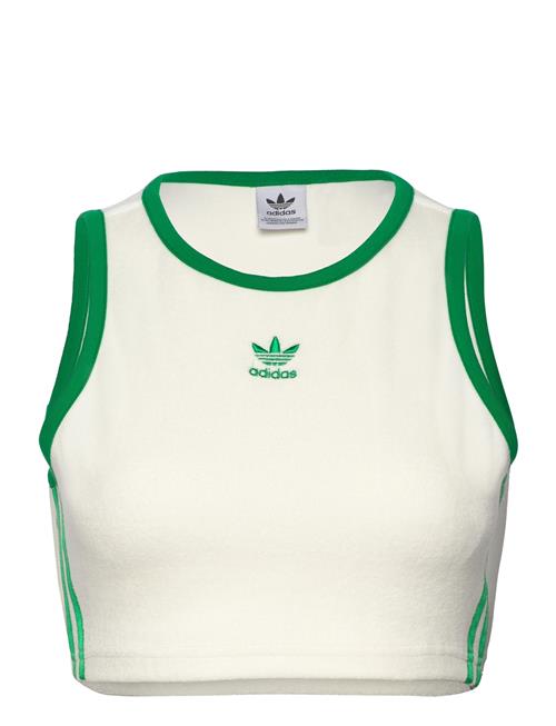 adidas Originals Terry Crop Tank Adidas Originals White