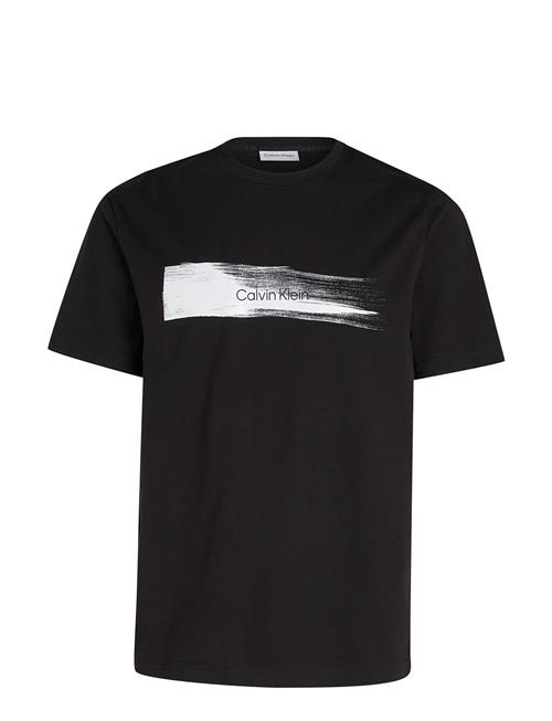 Calvin Klein Brush Logo T-Shirt Calvin Klein Black