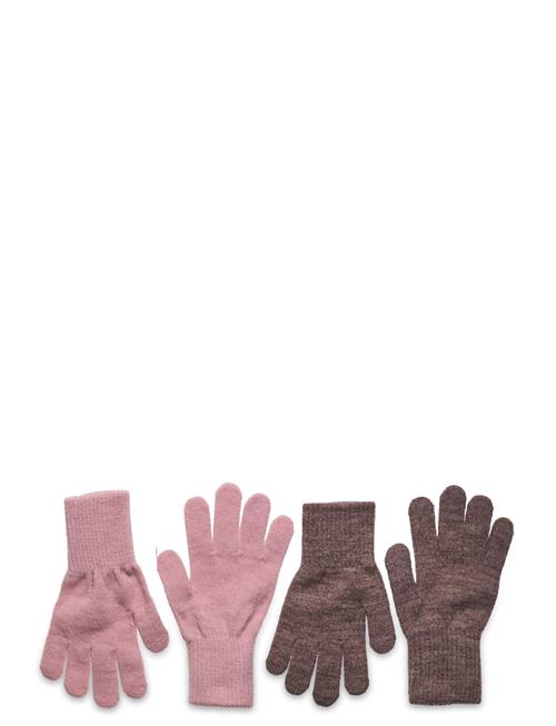 Se Melton Comfy Gloves 2-Pack Melton Pink ved Booztlet