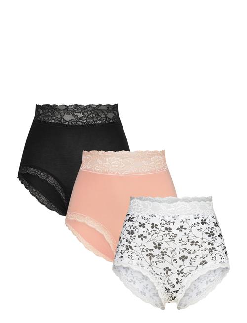 Lindex Brief High Emelie Lace 3 P Lindex Pink