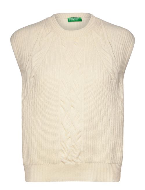 Sleeveless Sweater United Colors Of Benetton Cream