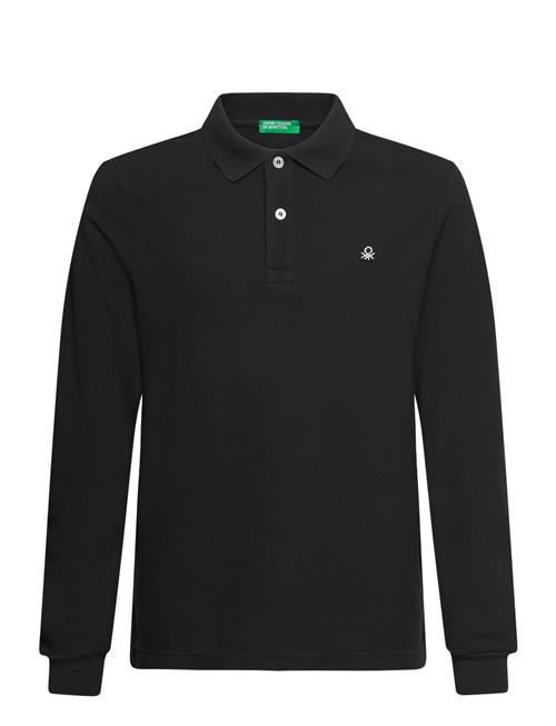 L/S Polo Shirt United Colors Of Benetton Black