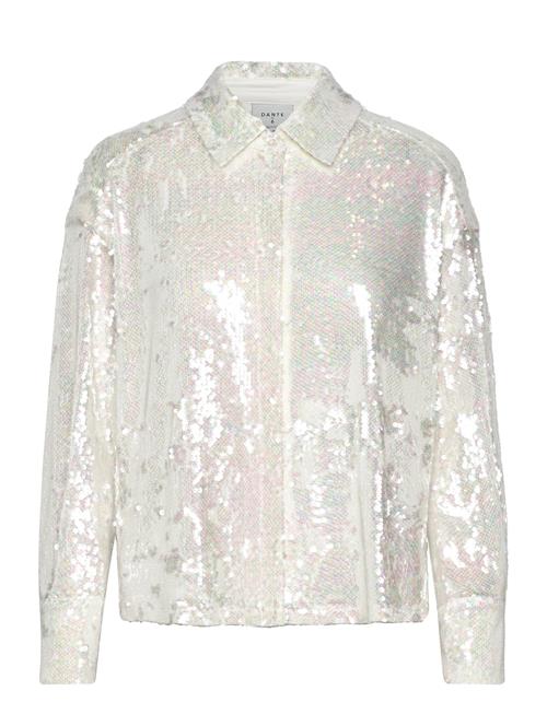 Dante6 D6Bonbon Cropped Sequins Shirt Dante6 White