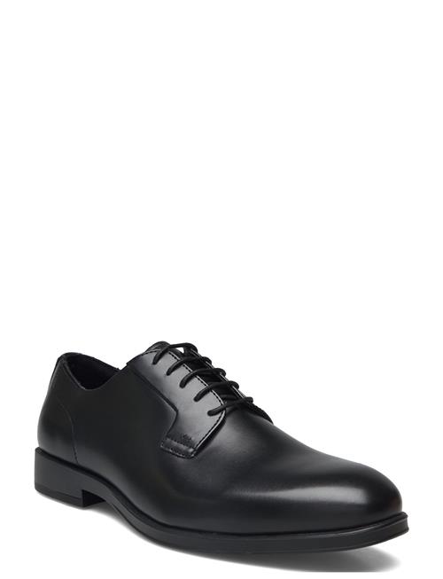 Mango Leather Effect Suit Shoe Mango Black