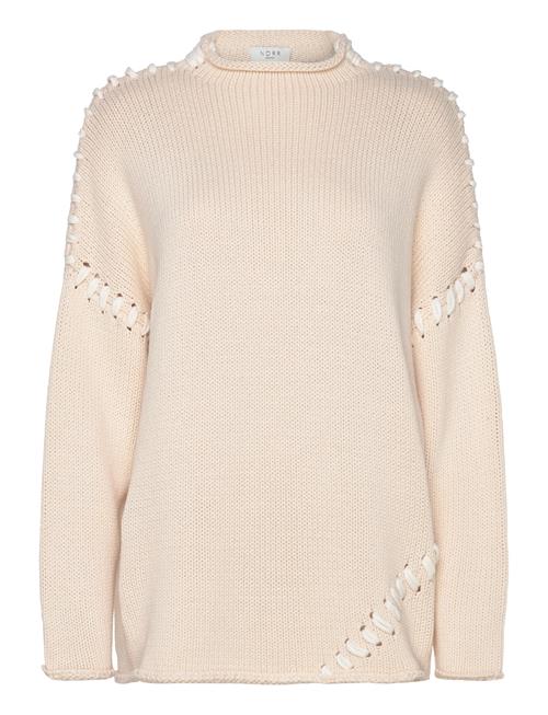 NORR Strings Knit Top NORR Cream