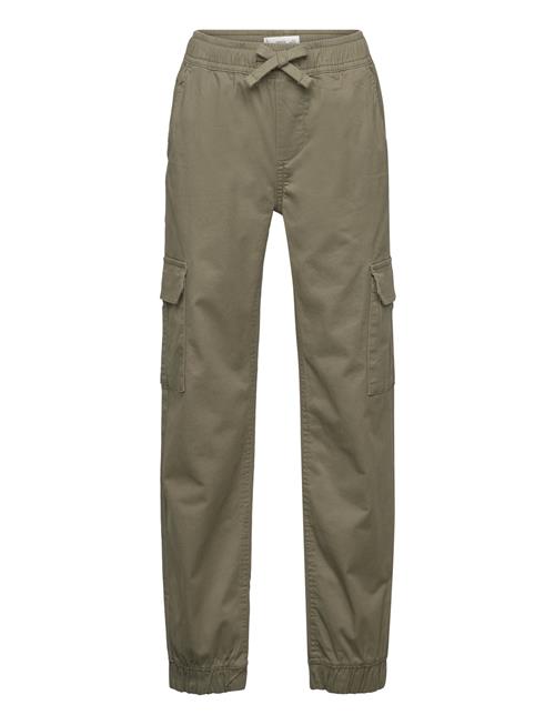 Se Mango Cargo Jogger Trousers Mango Green ved Booztlet