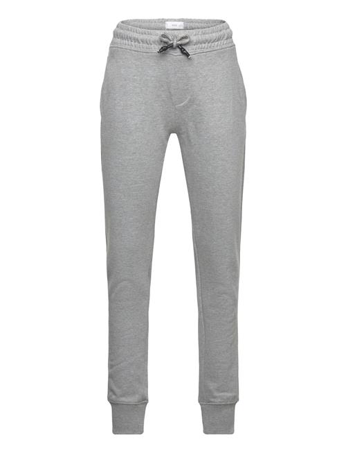 Se Mango Cotton Jogger-Style Trousers Mango Grey ved Booztlet