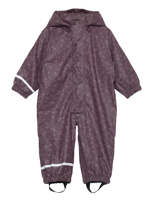 name it Nmfdry10 Rain Suit W Fleece Fo Name It Purple