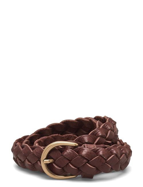 Les Deux Victor Braided Belt Les Deux Brown