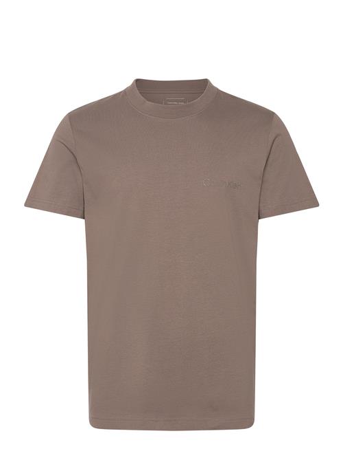 Calvin Klein Jeans Institutional Tee Calvin Klein Jeans Brown