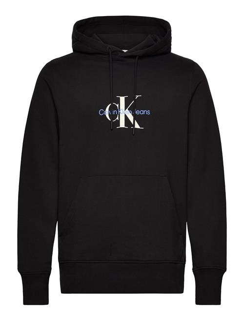 Distressed Monologo Hoodie Calvin Klein Jeans Black