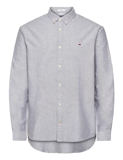 Tjm Entry Reg Oxford Shirt Ext Tommy Jeans Grey