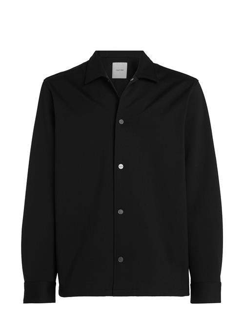 Calvin Klein Comfort Knit Overshirt Calvin Klein Black