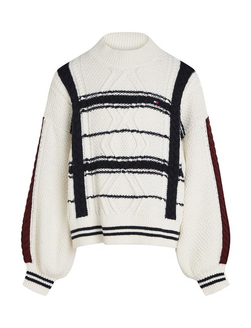 Se Tommy Hilfiger Cable Sweater Tommy Hilfiger White ved Booztlet