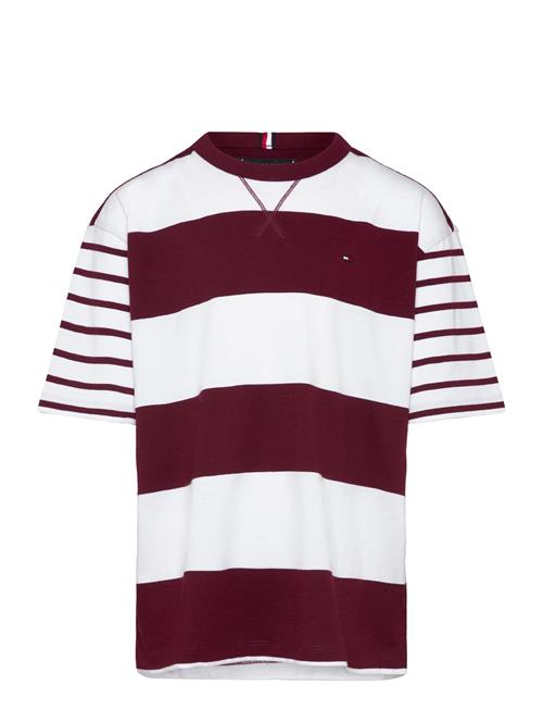 Tommy Hilfiger Stripe Mix Tee Ss Tommy Hilfiger Patterned