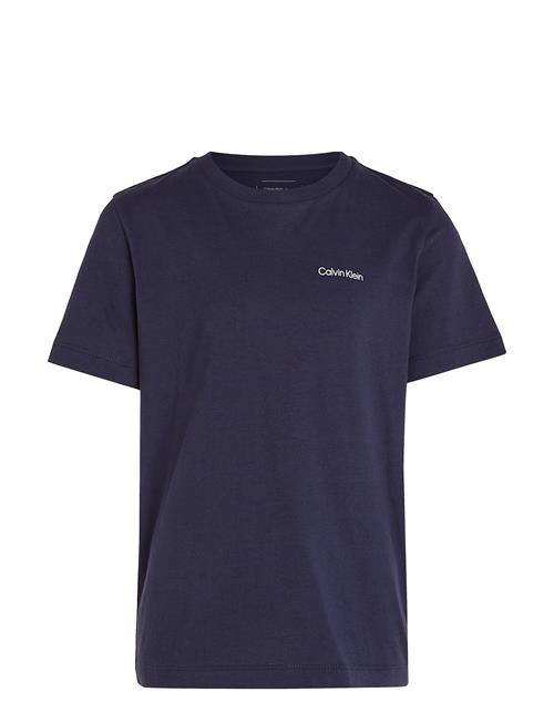 Calvin Klein Chest Inst.logo Ss T-Shirt Calvin Klein Blue